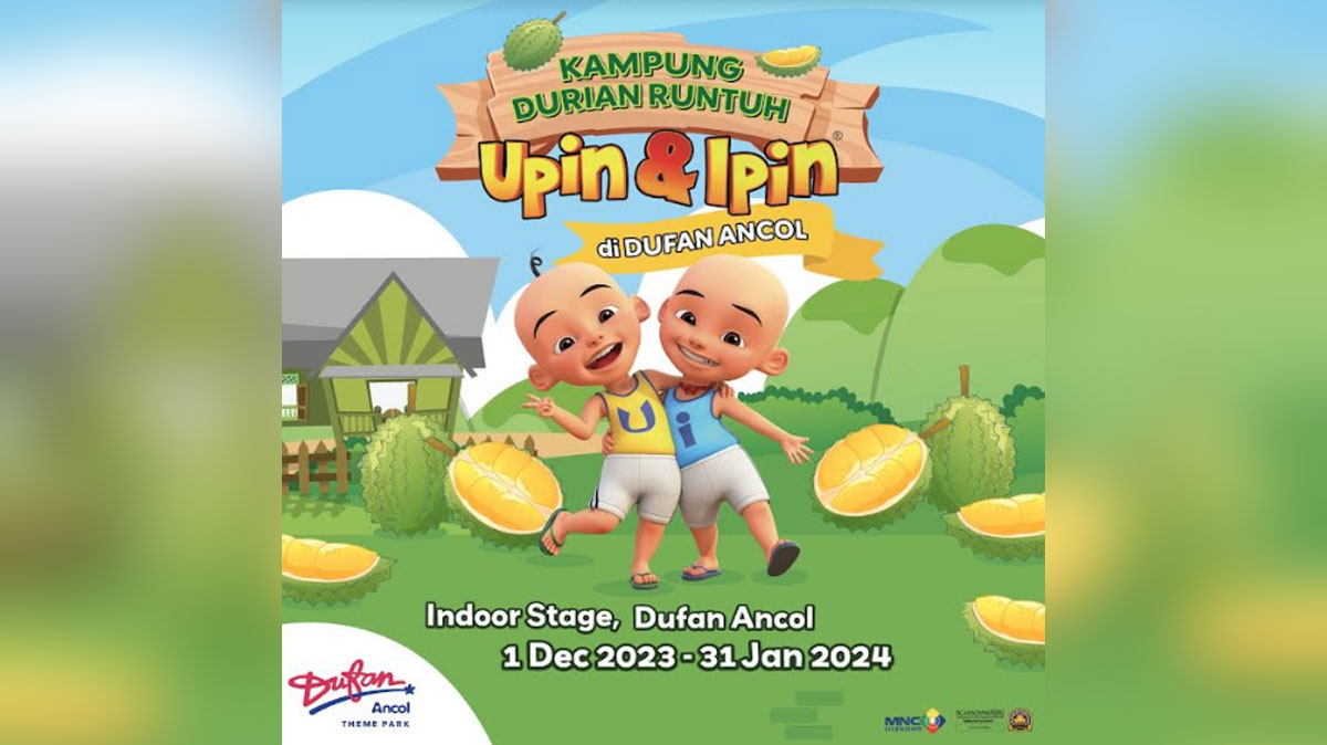 Bulan Desember ini, Upin Ipin akan menghibur seluruh pengunjung Dufan Ancol