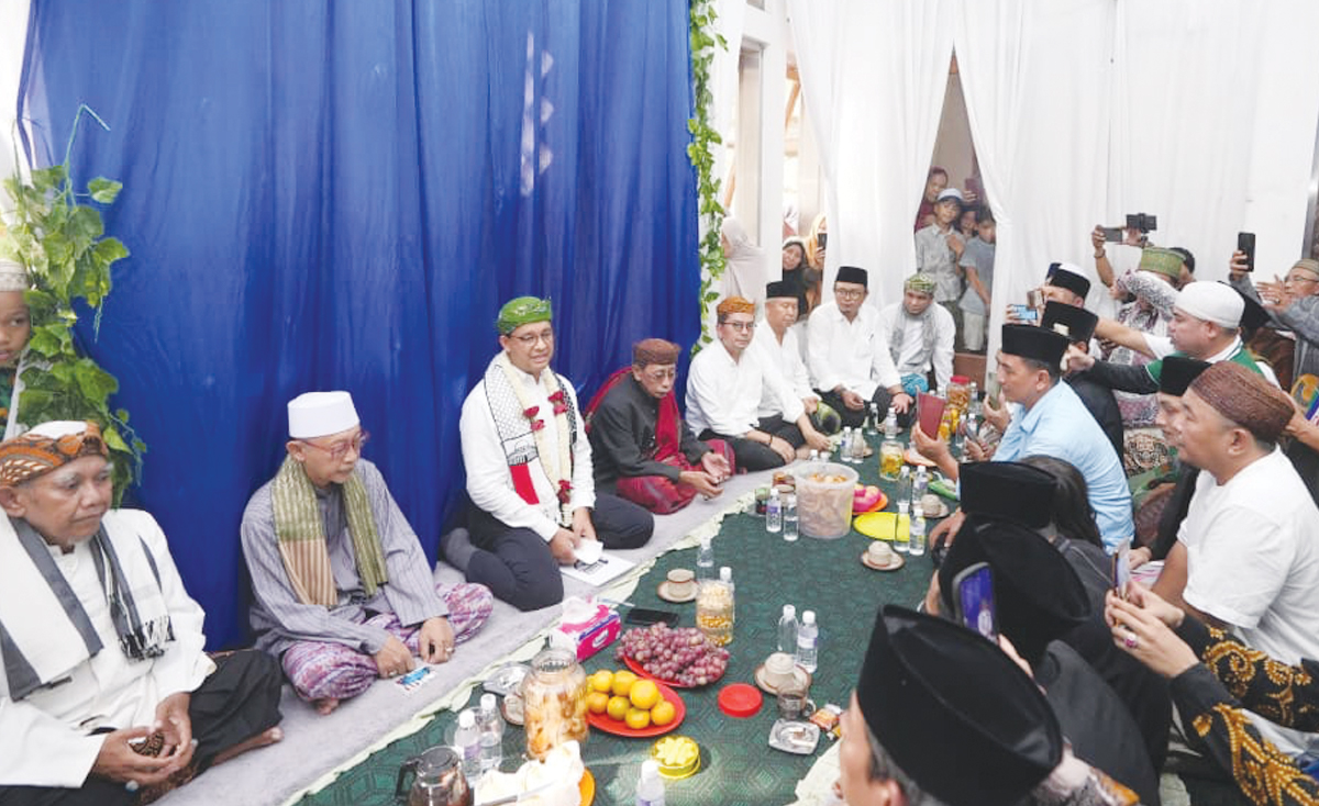 Dalam kunjungannya ke Pondok Pesantren Cibogo di Cirebon, Anies mendoakan agar bisa menjadi presiden